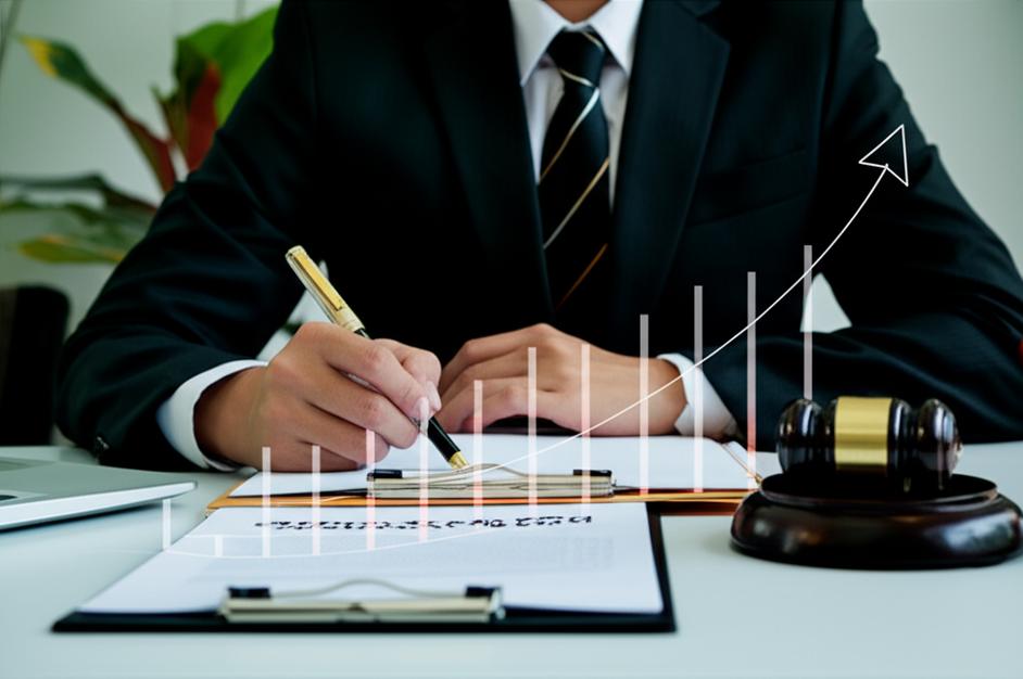 Chủ doanh nghiệp xem xét giấy tờ và kế hoạch kinh doanh.