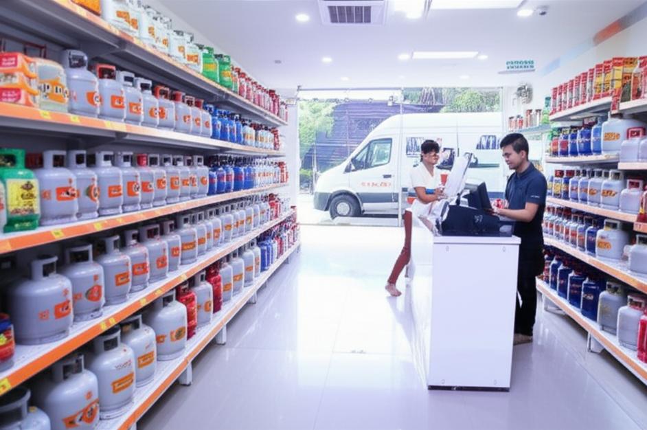 Cửa Hàng Gas: Bí Quyết Kinh Doanh Thành Công, Phục Vụ Tận Tâm 5 Cửa hàng gas hiện đại, an toàn, có nhân viên hỗ trợ khách hàng và hệ thống quản lý Ebiz.