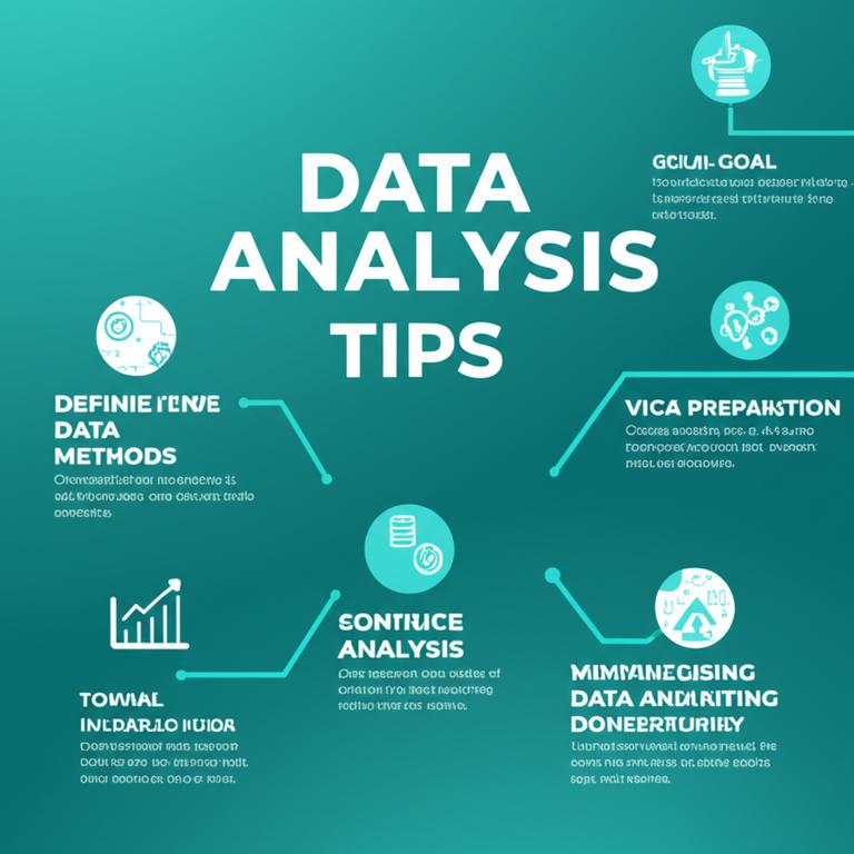 Infographic về các lời khuyên phân tích dữ liệu.