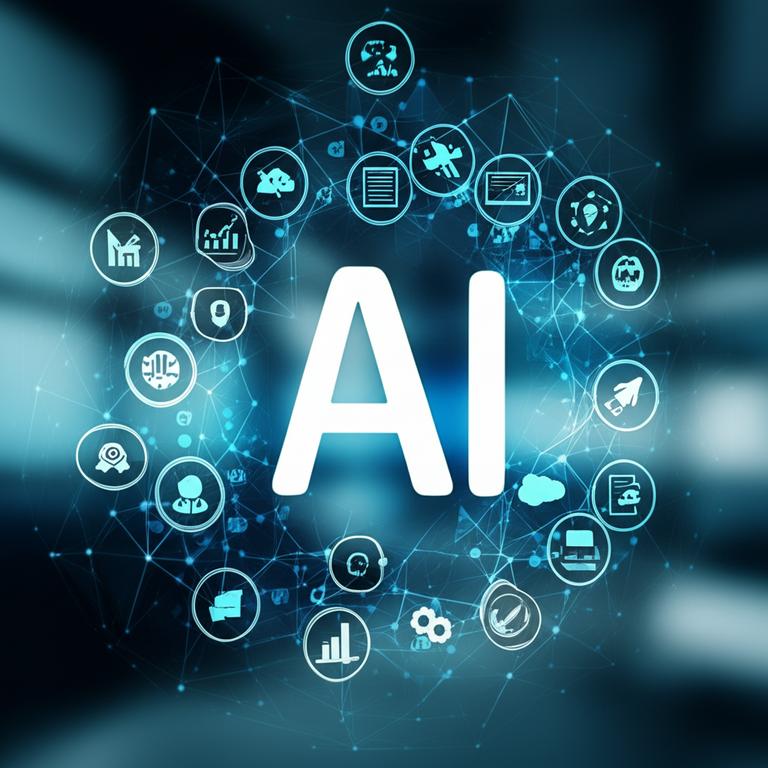 Các biểu tượng công cụ digital marketing.