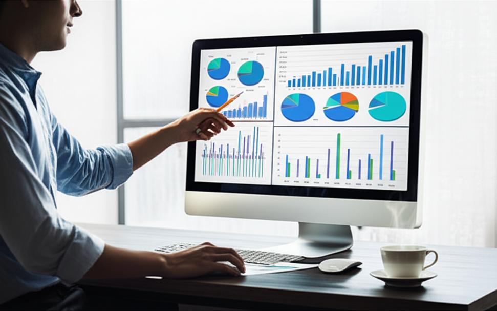 Nhà quản lý tài chính xem xét biểu đồ dòng tiền.