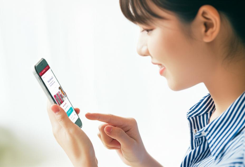 Giao diện website thân thiện trên điện thoại thông minh.