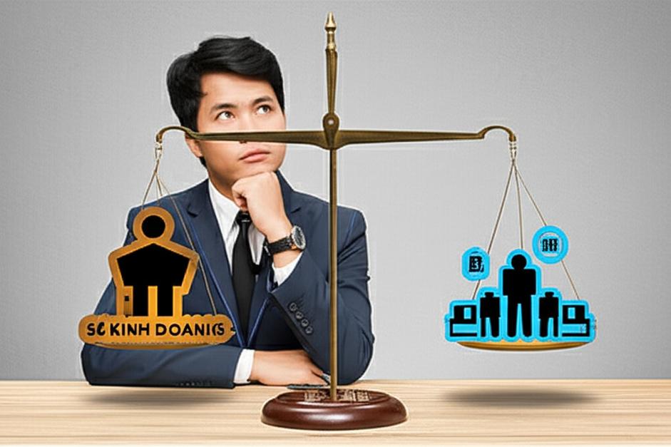 Người cân nhắc lựa chọn mô hình kinh doanh hộ kinh doanh hoặc công ty.