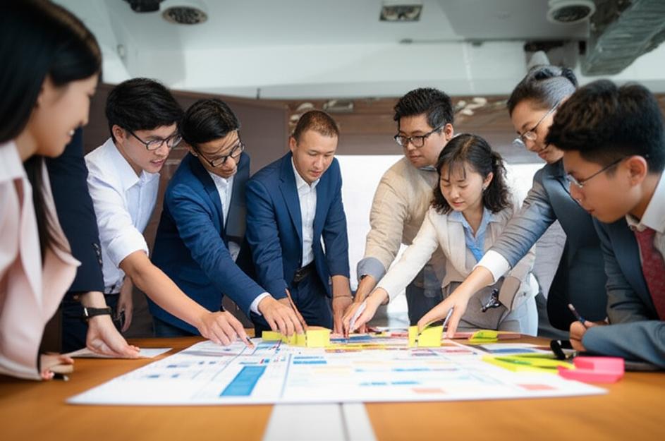 Buổi workshop huấn luyện mô hình kinh doanh với sự tham gia của các nhà lãnh đạo doanh nghiệp.