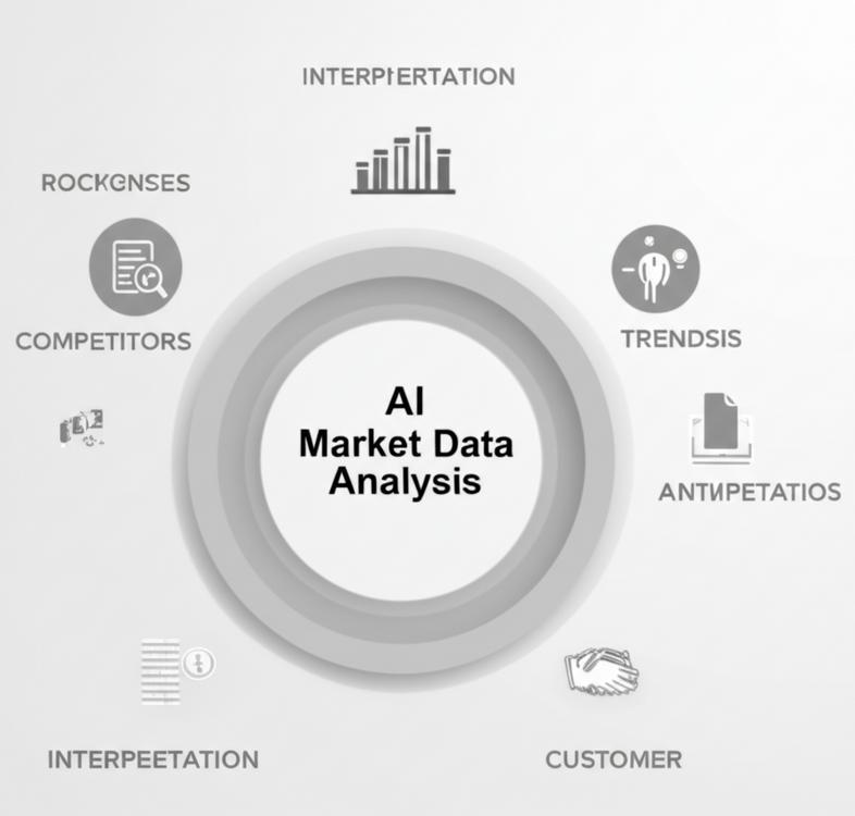 Infographic về quy trình phân tích dữ liệu thị trường.