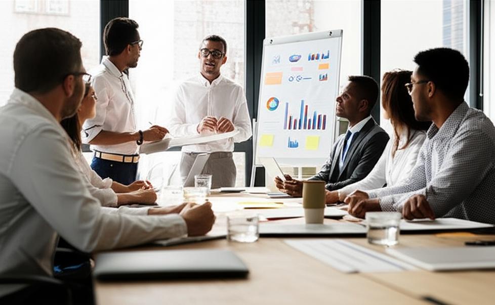 Cuộc họp nhóm tập trung vào đàm phán.