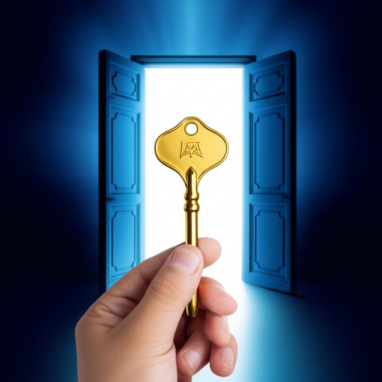 Chìa khóa vàng mở cửa thành công thương hiệu.