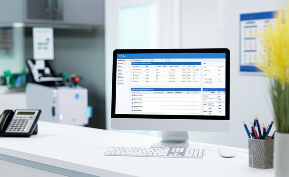 Giao diện phần mềm quản lý dữ liệu y tế offline trên máy tính.