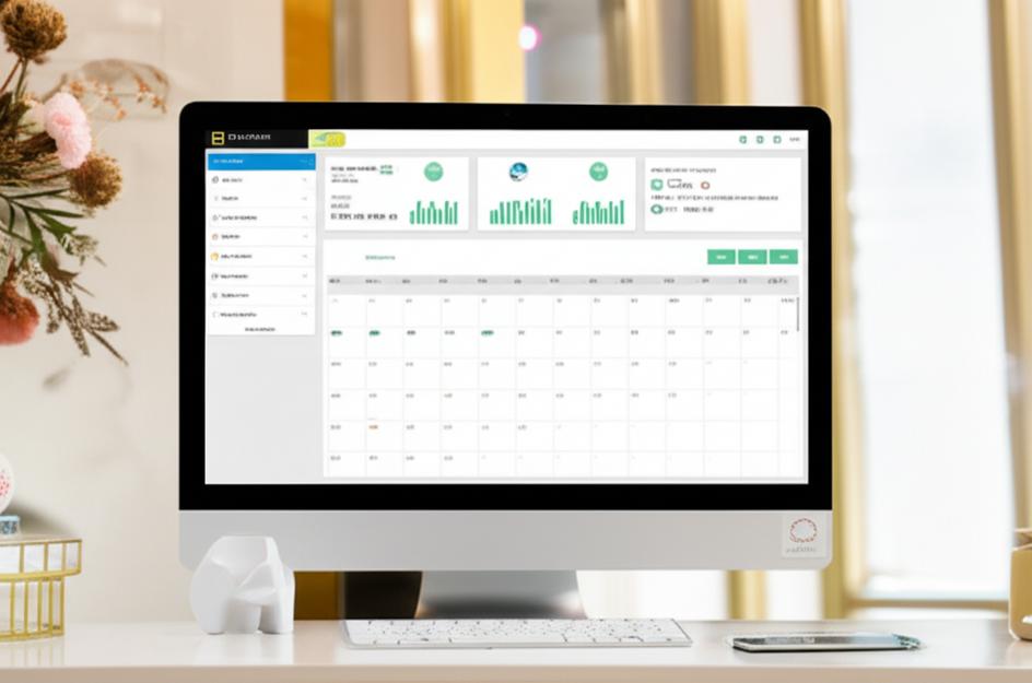 Giao diện phần mềm quản lý beauty salon offline trên máy tính.