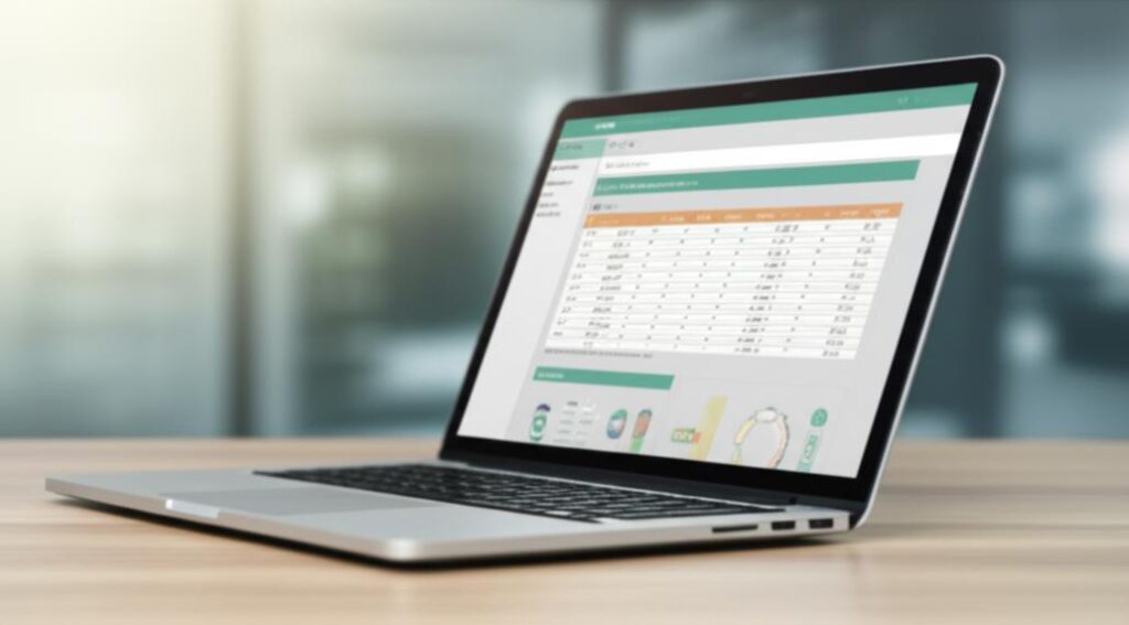 Giao diện phần mềm quản lý y tế offline trên màn hình máy tính.