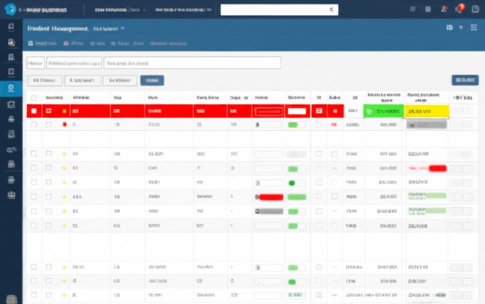 Giao diện phần mềm quản lý kho hàng với cảnh báo hạn sử dụng sản phẩm.