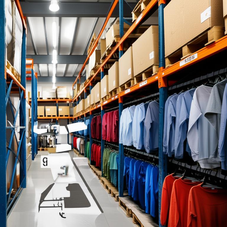 Bí quyết quản lý kho hàng theo size, màu sắc hiệu quả và tối ưu lợi nhuận 1 Kho hàng được tổ chức khoa học theo size và màu sắc sản phẩm.