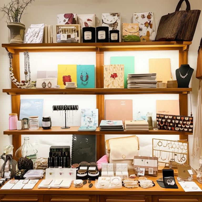 Shop Đồ Handmade: Nơi Sáng Tạo Gặp Gỡ Trái Tim Yêu Thương 8 Góc trưng bày ấm cúng tại shop đồ handmade với nhiều sản phẩm thủ công đa dạng.