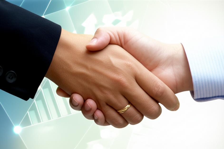 Bắt tay chân thành thể hiện sự tin cậy và hợp tác.