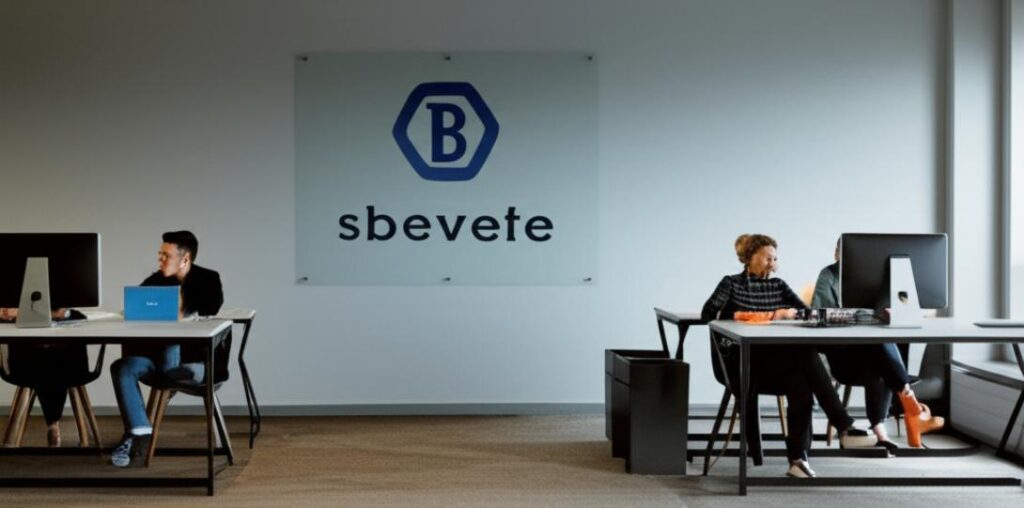 Xây Dựng Thương Hiệu Doanh Nghiệp Mạnh Mẽ: Chìa Khóa Thành Công Bền Vững 4 Không gian làm việc hiện đại với nhận diện thương hiệu nhất quán và đội ngũ nhân viên năng động.