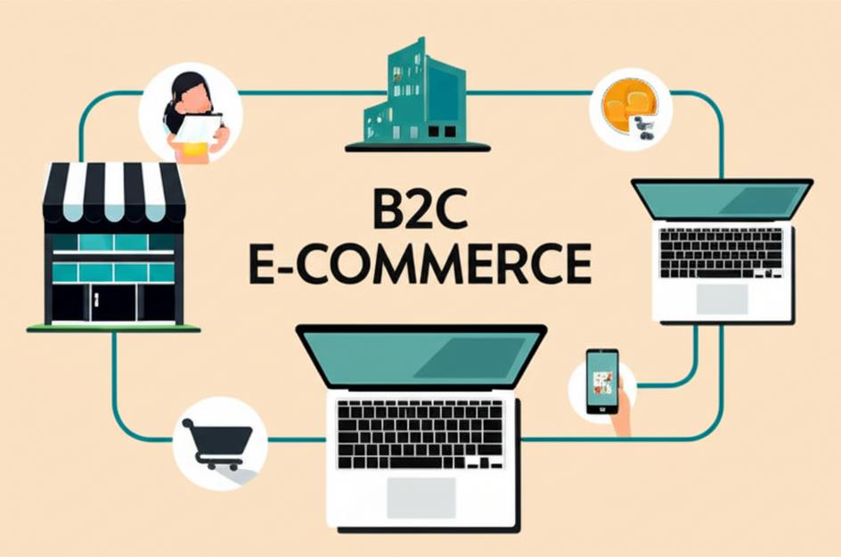 Thương mại điện tử B2C: Chìa Khóa Vàng Mở Cánh Cửa Thành Công Cho Doanh Nghiệp 10 Biểu đồ minh họa sự kết nối trong thương mại điện tử B2C.