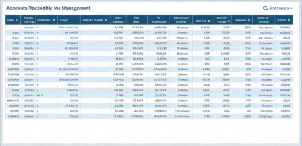 Giao diện phần mềm quản lý công nợ.