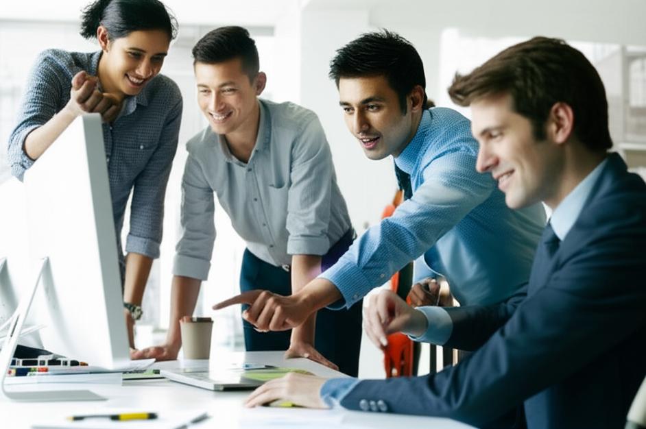 Trưởng nhóm dẫn dắt đội ngũ làm việc hiệu quả.