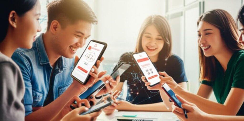 Nhóm người trẻ Việt Nam hào hứng chia sẻ về affiliate Shopee.