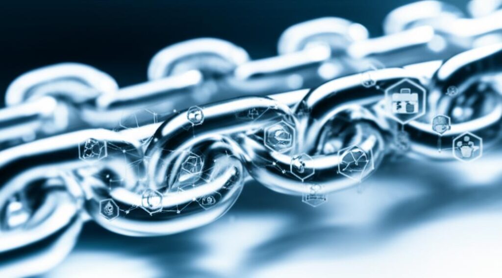 Mạng lưới Blockchain tương lai, an toàn và liên kết.