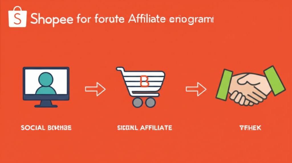 Infographic hướng dẫn đăng ký Shopee Affiliate.