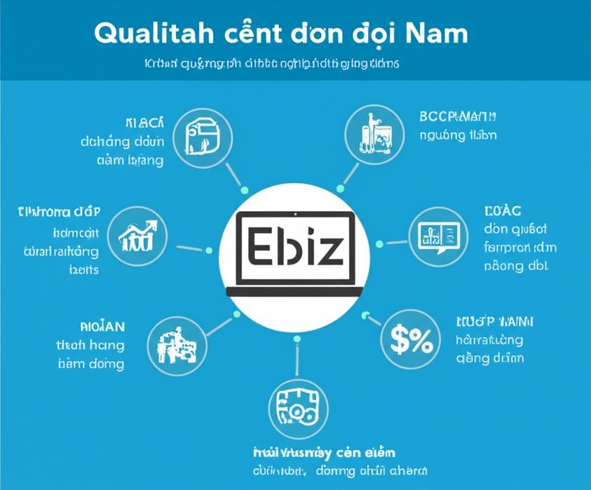 Infographic đánh giá phần mềm bán hàng offline Ebiz.