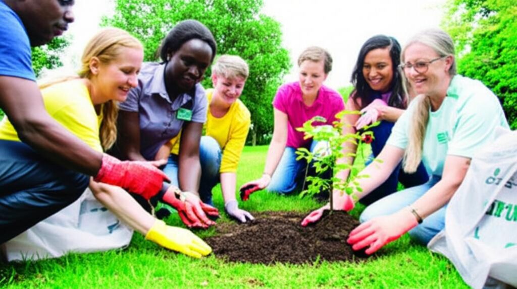 Cộng đồng chung tay bảo vệ môi trường qua các hoạt động xanh.