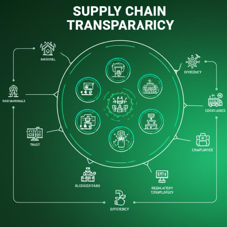 Infographic về minh bạch chuỗi cung ứng.