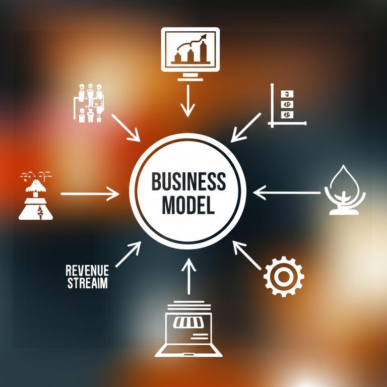 Khởi nghiệp với Mô hình Kinh doanh Hiệu quả: Chìa khóa Vàng cho Doanh nghiệp Thành công 9 Minh họa sơ đồ mô hình kinh doanh hiện đại.