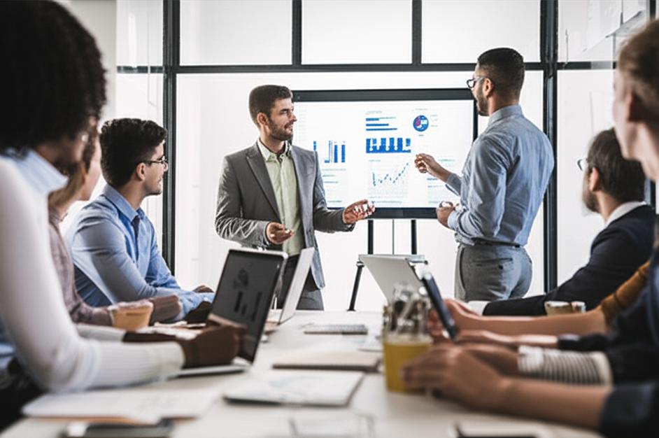 Nâng Tầm Kỹ Năng Thuyết Trình: Bí Quyết Chinh Phục Mọi Hội Trường 9 Buổi thuyết trình chuyên nghiệp với sự tương tác và năng lượng tích cực.