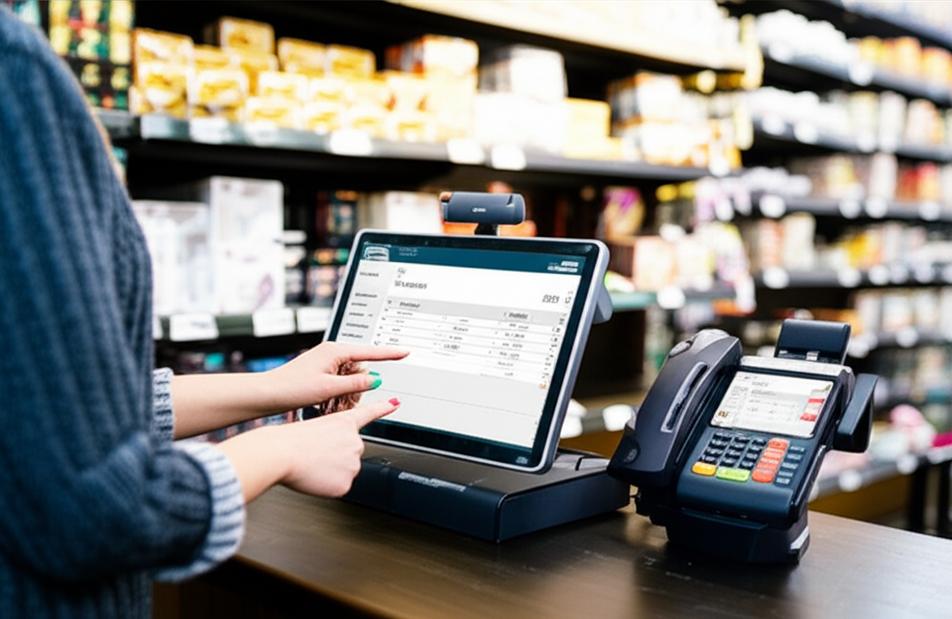 Phần mềm bán hàng Offline cho Máy POS: Giải pháp Tối ưu cho Doanh nghiệp 8 Nhân viên sử dụng máy POS offline trong cửa hàng bán lẻ.