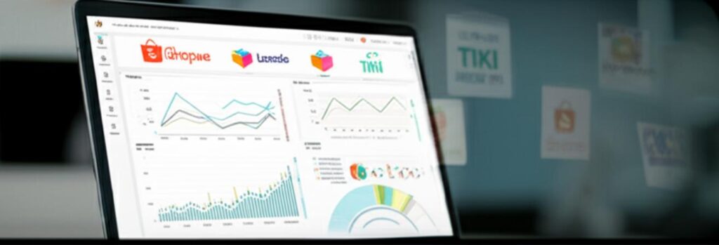 Giao diện phần mềm quản lý bán hàng tích hợp đa sàn TMĐT.