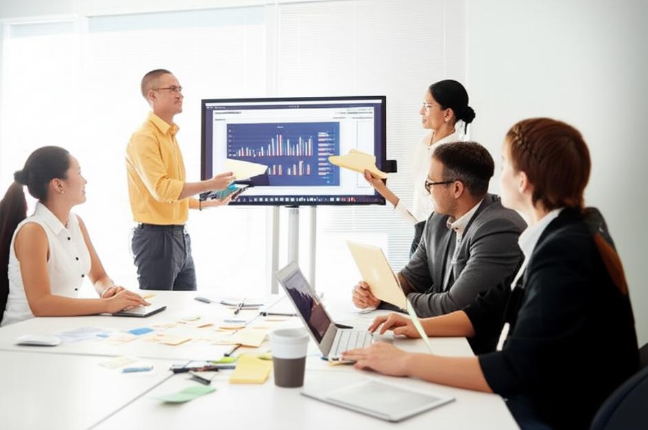 Bí Quyết Nâng Tầm Chuyên Nghiệp: Lời Khuyên Vàng Cho Sự Nghiệp Vững Chắc 3 Nhóm nhân viên chuyên nghiệp hợp tác hiệu quả trong văn phòng.