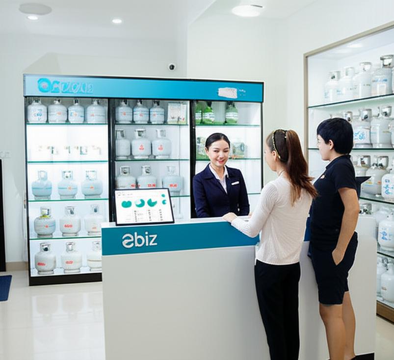 Đại lý gas hiện đại, chuyên nghiệp với sự hỗ trợ của phần mềm Ebiz.