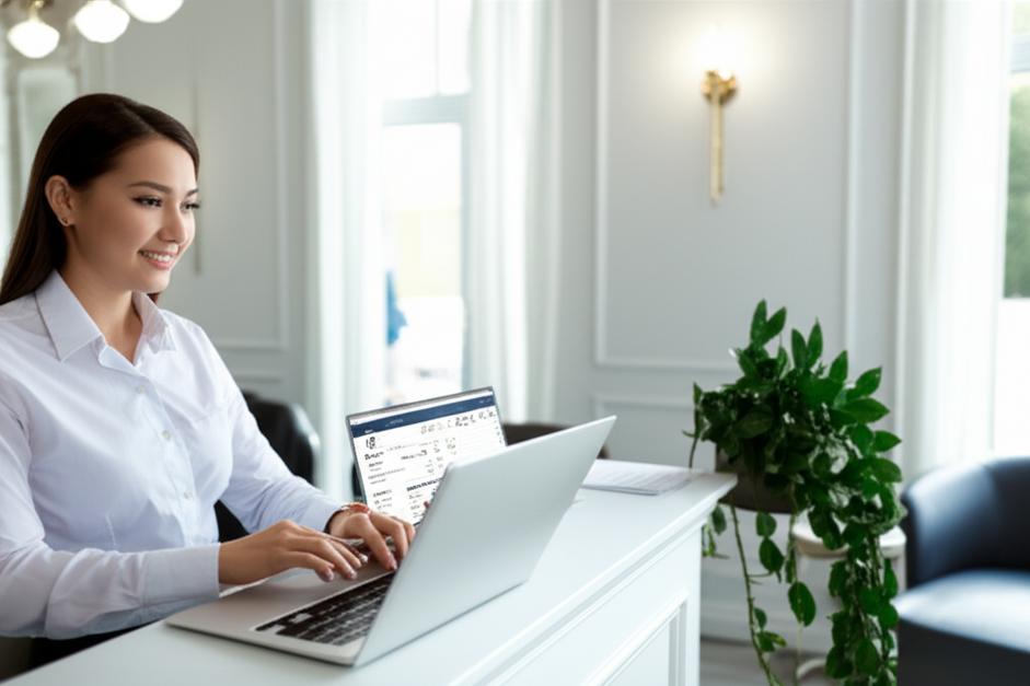 Phần Mềm Quản Lý Salon Làm Đẹp Offline: Bí Quyết Tối Ưu Vận Hành và Chăm Sóc Khách Hàng Hiệu Quả 9 Giao diện phần mềm quản lý salon làm đẹp offline trên máy tính tại khu vực lễ tân.