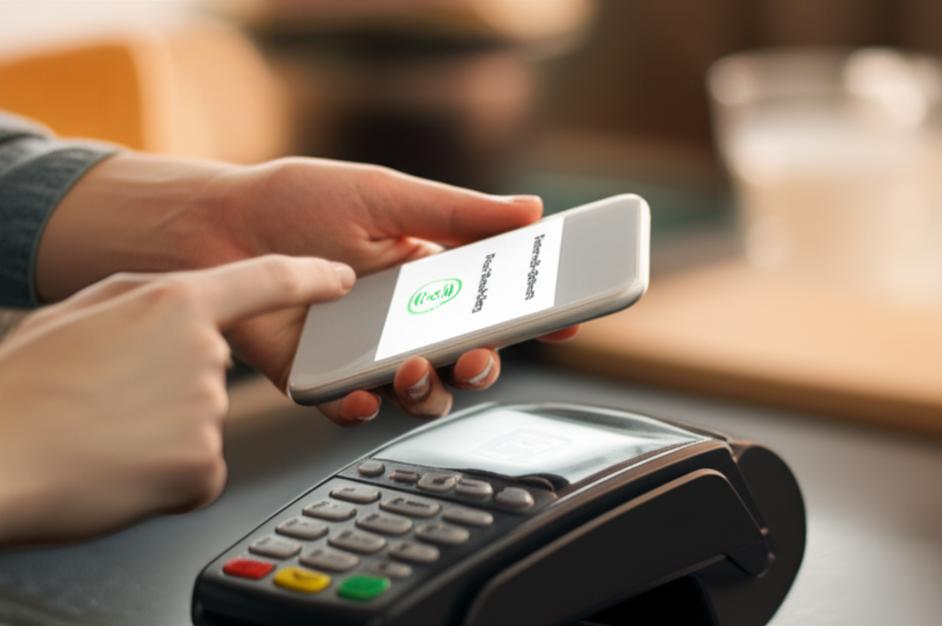 Thanh Toán Chạm: Bí Quyết Giao Dịch Nhanh Chóng và An Toàn Trong Thời Đại Số 2 Giao dịch thanh toán chạm nhanh chóng bằng điện thoại tại máy POS.
