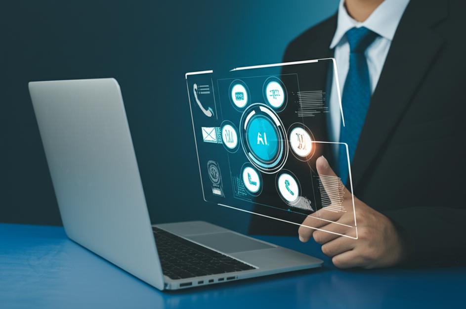 Tối Ưu Hóa Công Cụ Trả Lời: Giải Mã Bí Mật Tương Tác Hiệu Quả Cho Doanh Nghiệp 1 Giao diện số hiện đại minh họa tối ưu hóa tương tác khách hàng.