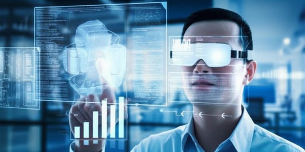 Tương tác công nghệ AR trong môi trường thực tế.