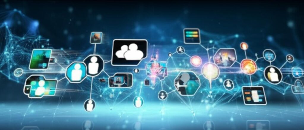 AI Personalization Algorithms: Chìa Khóa Thấu Hiểu và Tối Ưu Trải Nghiệm Khách Hàng 6 Minh họa AI cá nhân hóa: dữ liệu kết nối người dùng với trải nghiệm tùy chỉnh.