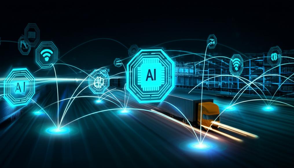 Chuỗi cung ứng hiện đại tích hợp công nghệ AI, IoT, Blockchain.