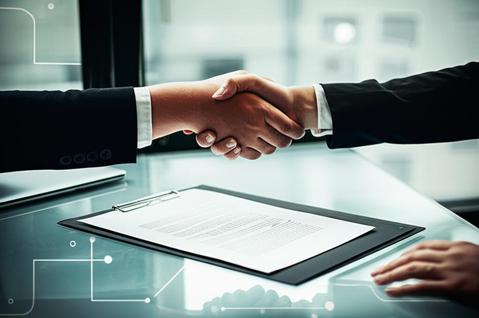 Bắt tay ký kết hợp đồng thành công