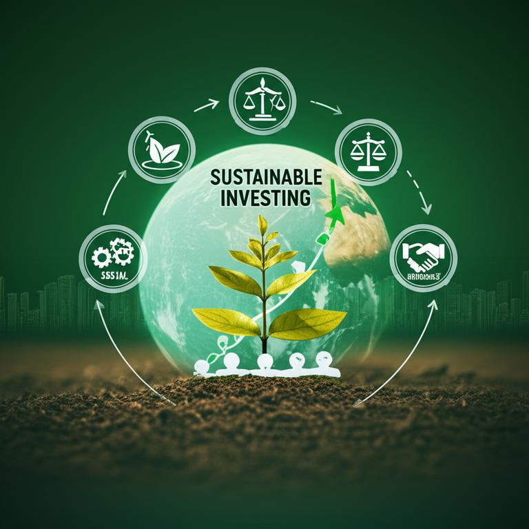 Đầu Tư Bền Vững: Con Đường Sinh Lời Lâu Dài Và Tác Động Tích Cực 7 Infographic về đầu tư bền vững ESG và lợi nhuận.