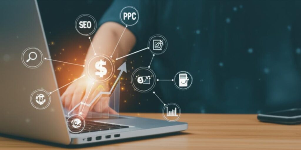 A visual depiction of comprehensive digital marketing services.