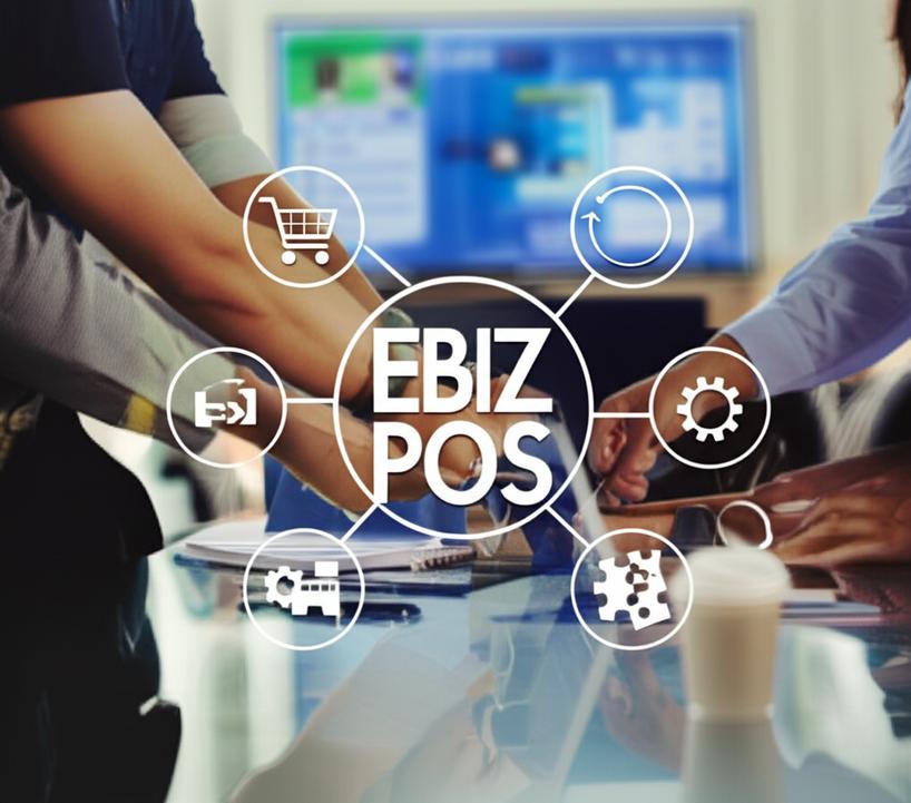 Biểu đồ trực quan về các mô hình kinh doanh và phần mềm quản lý Ebiz POS.