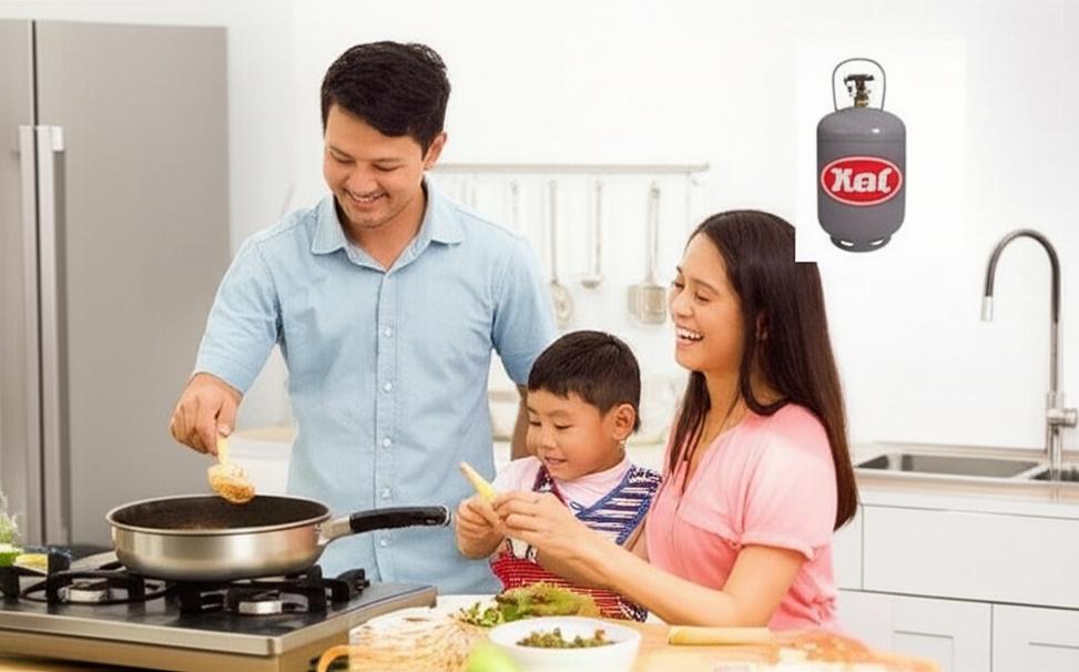 Nguồn Cung Cấp Gas Uy Tín: Bí Quyết Đảm Bảo An Toàn và Tiết Kiệm Cho Gia Đình 6 Gia đình hạnh phúc nấu ăn với bếp gas an toàn.