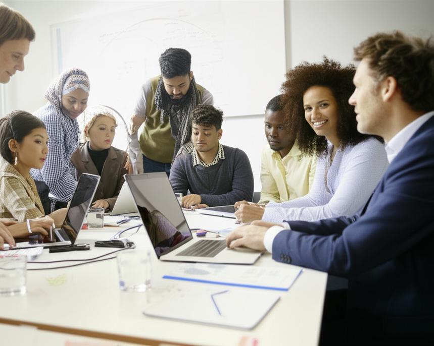 Hội thảo tư duy quản lý sôi nổi với các chuyên gia thảo luận chiến lược.