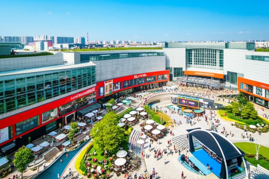 Khu mua sắm giải trí hiện đại, đa tiện ích.