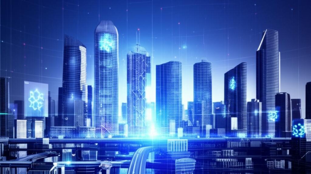 Khám Phá Lợi Ích Lượng Tử: Cuộc Cách Mạng Sắp Tới Trong Khoa Học và Công Nghệ 7 Đô thị tương lai tích hợp công nghệ lượng tử.