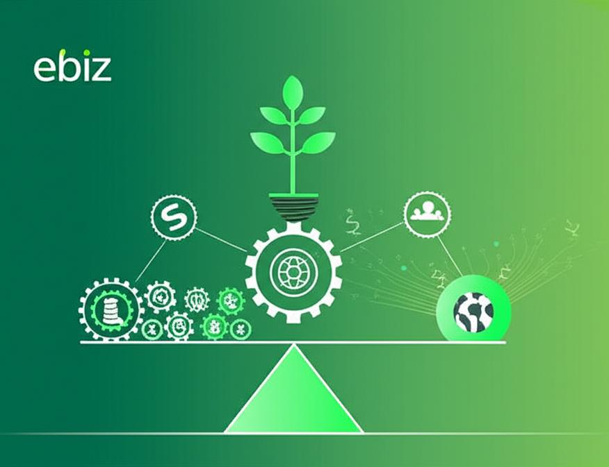 Mô Hình Kinh Doanh Bền Vững: Chìa Khóa Thành Công Lâu Dài Cho Doanh Nghiệp 8 Minh họa cân bằng kinh tế, xã hội và môi trường trong mô hình kinh doanh bền vững.