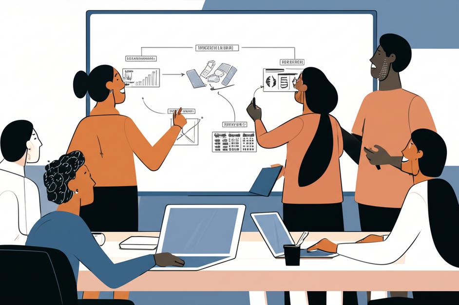 Giải Mã Mô Hình Kinh Doanh Cho Doanh Nghiệp Nhỏ: Chìa Khóa Thành Công Bền Vững 3 Chủ doanh nghiệp nhỏ thảo luận và vẽ mô hình kinh doanh.